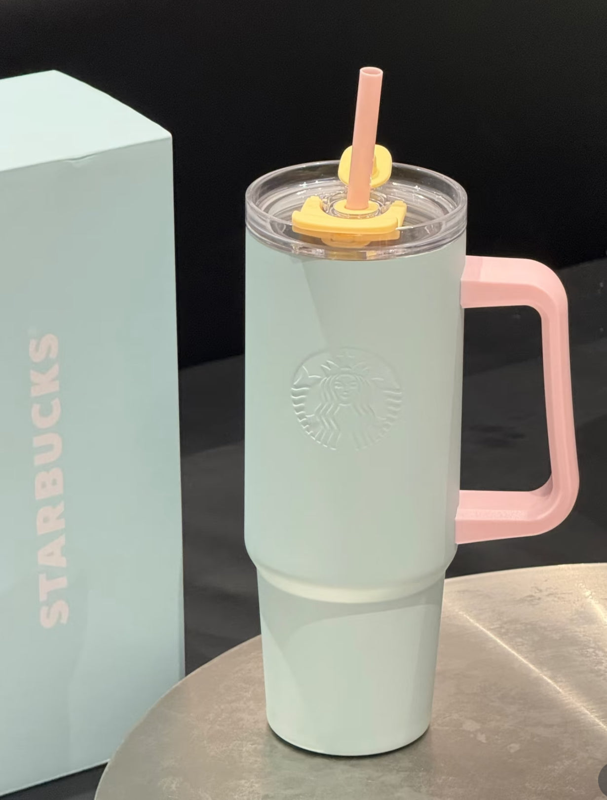 Starbucks Pastel Blue Pink Thermos