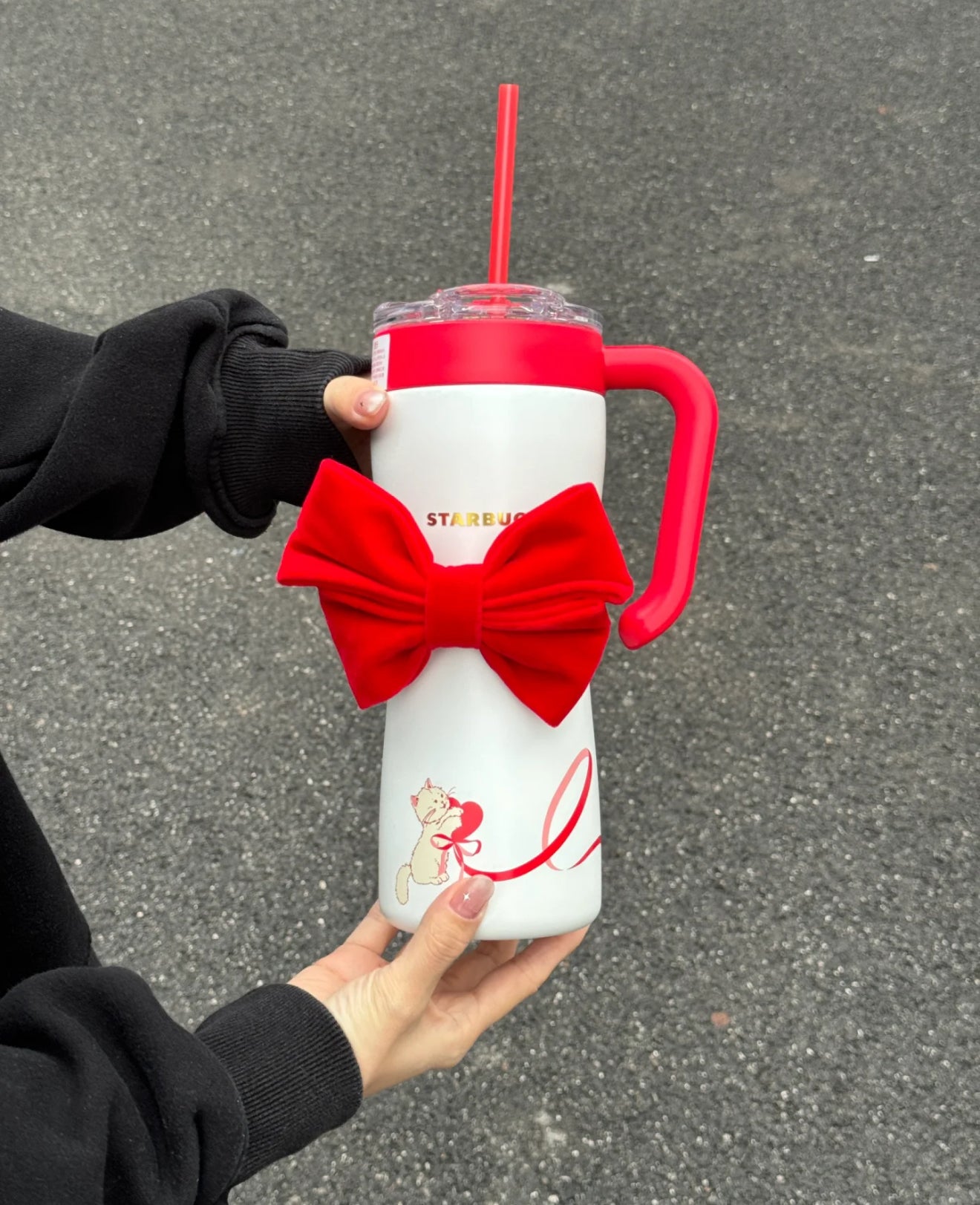 Starbucks Red Bow Meow Flasks