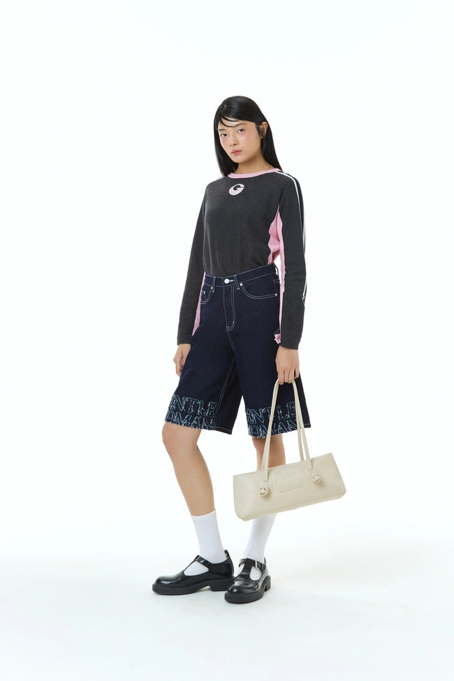 GentleWoman Leather Cream Slinky Bag