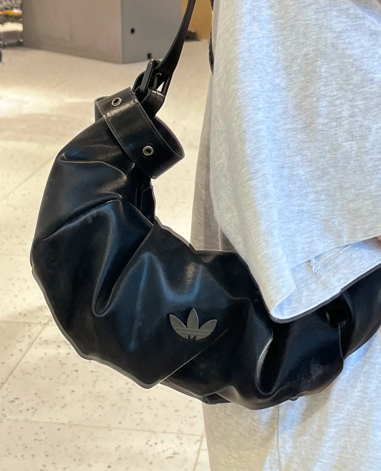 Adidas Leather Croissant Bag