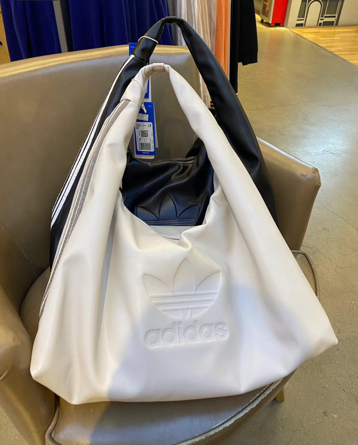 Adidas Pu Soft Leather Shoulder Bag