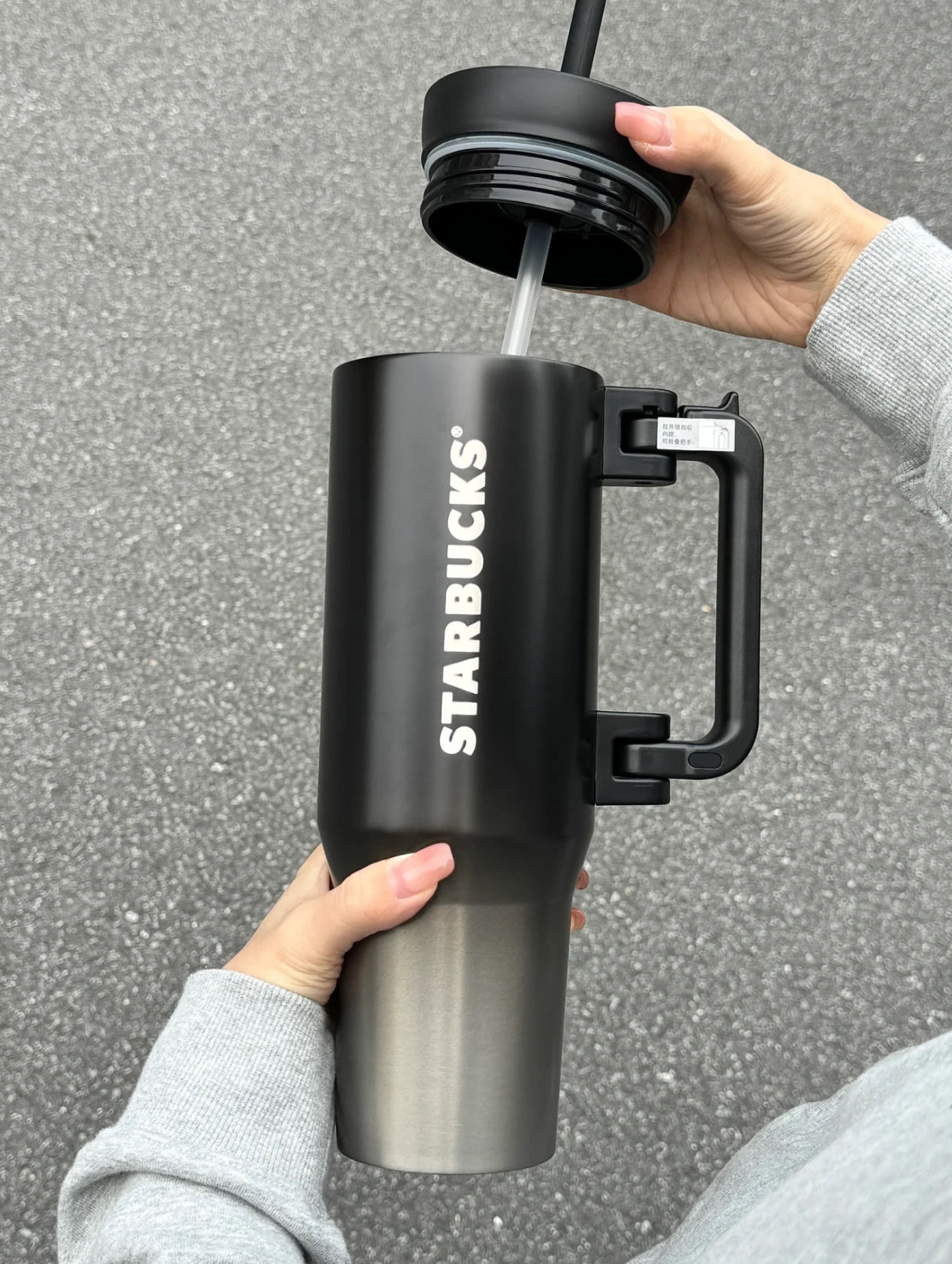 Starbucks All Black Flask
