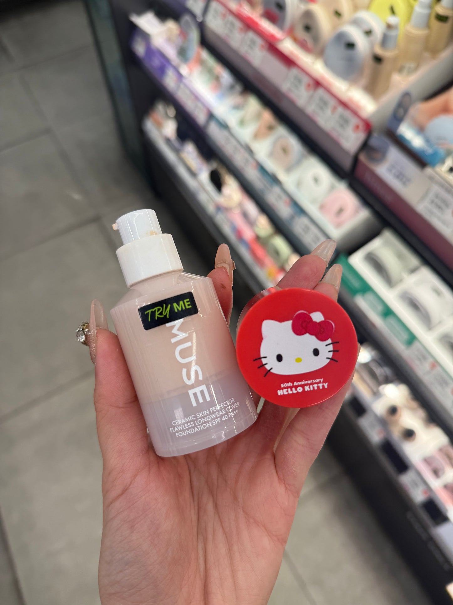 Amuse x Hello Kitty Foundation