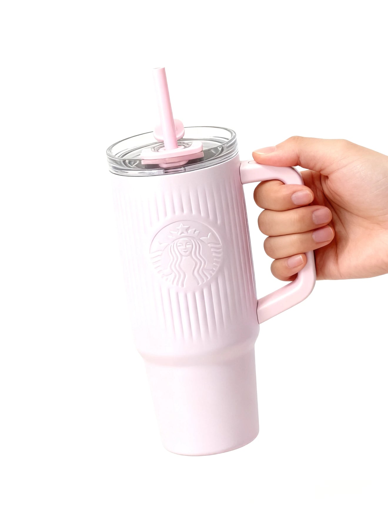 Starbucks New Pink Side Handle Tumblr
