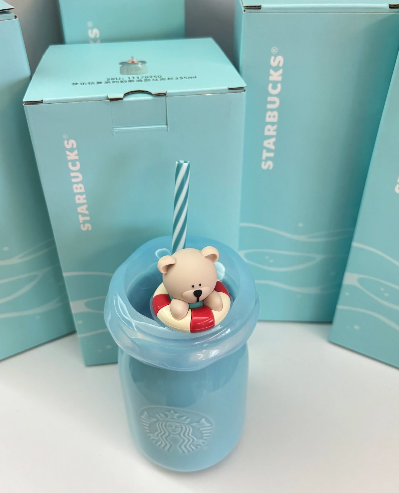 Starbucks Pool Bear Water Tumblr
