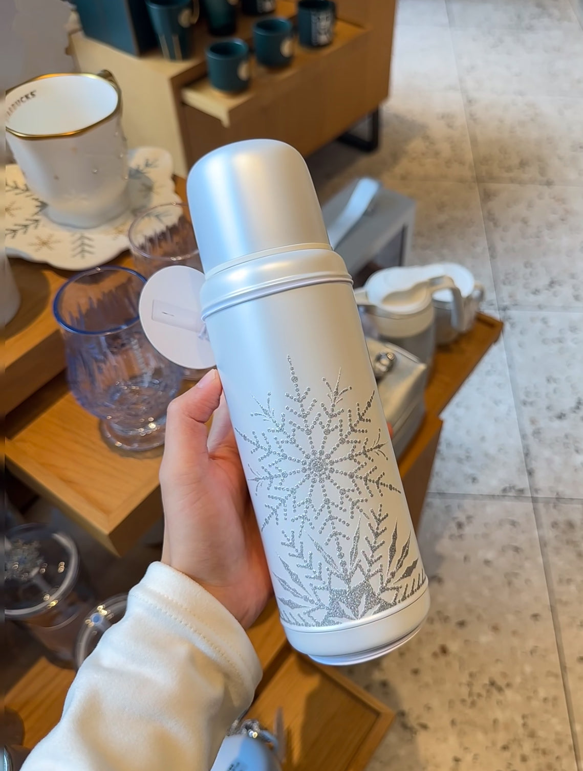 Starbucks Winter Frozen Thermos Tumblr