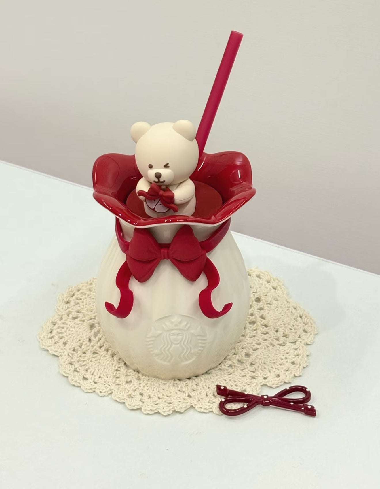 Starbucks Christmas Bear Ceramic Mug