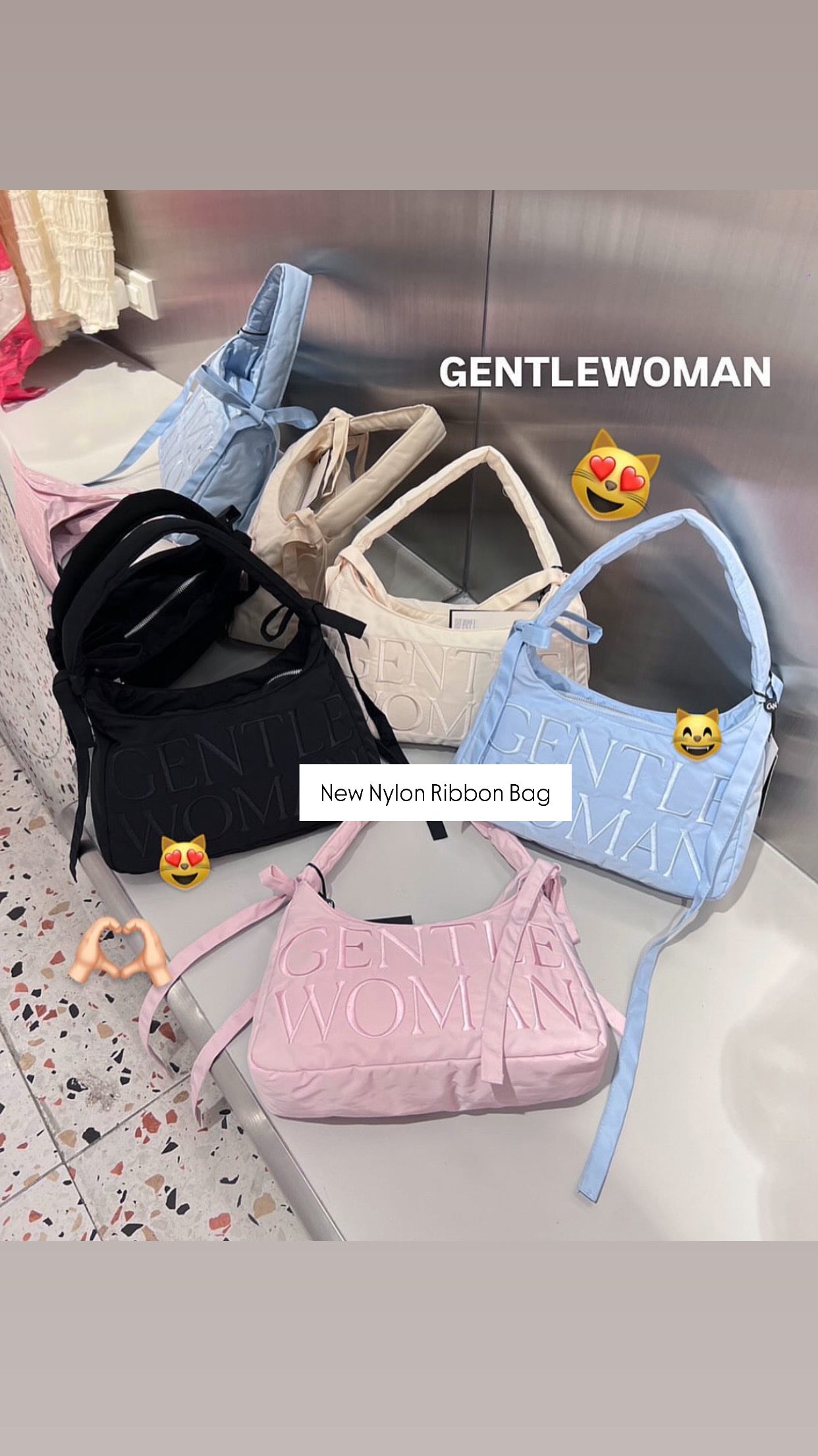 GentleWoman Nylon Ribbon Bag