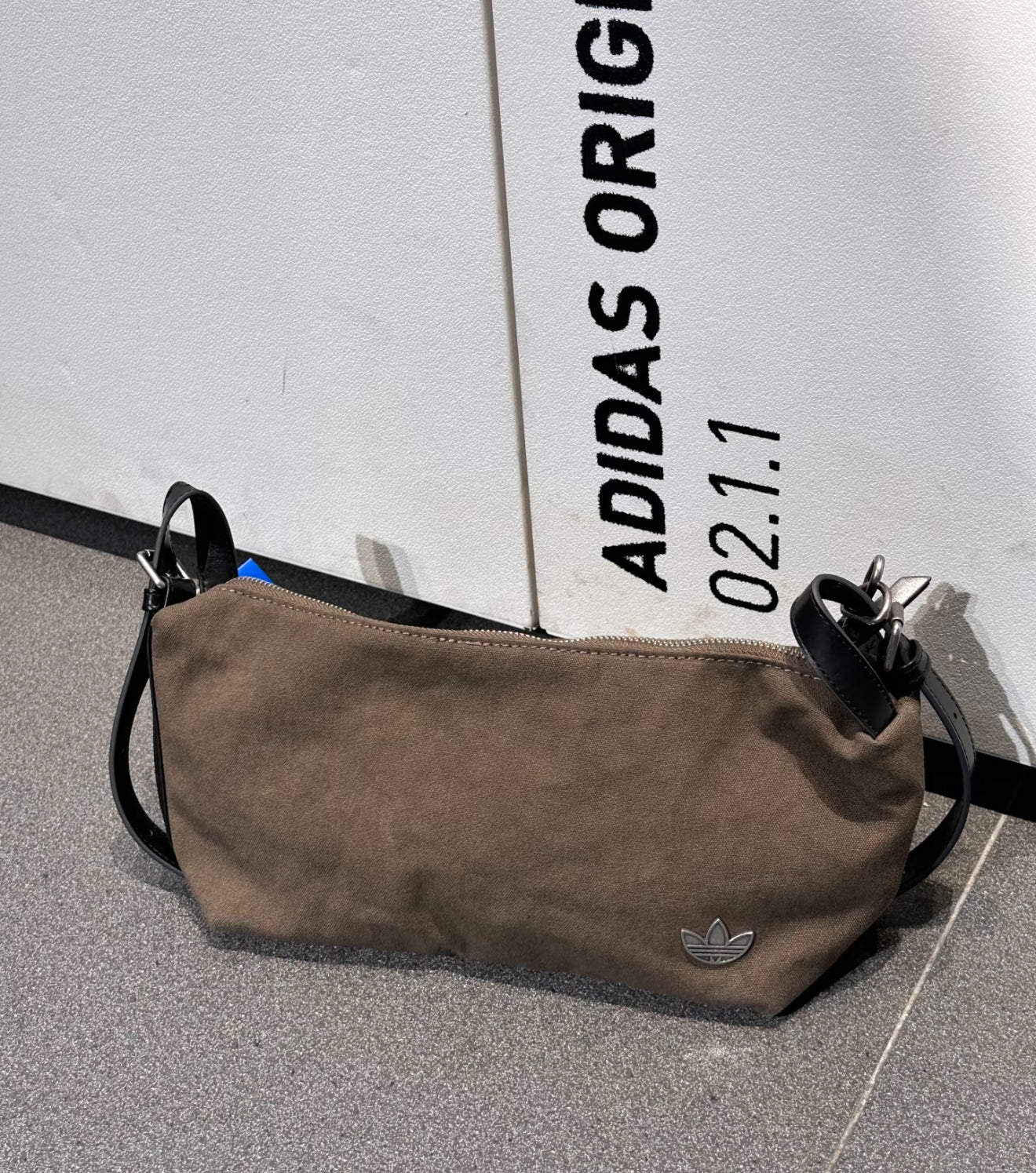 Adidas Leather Hobo Sling Bag