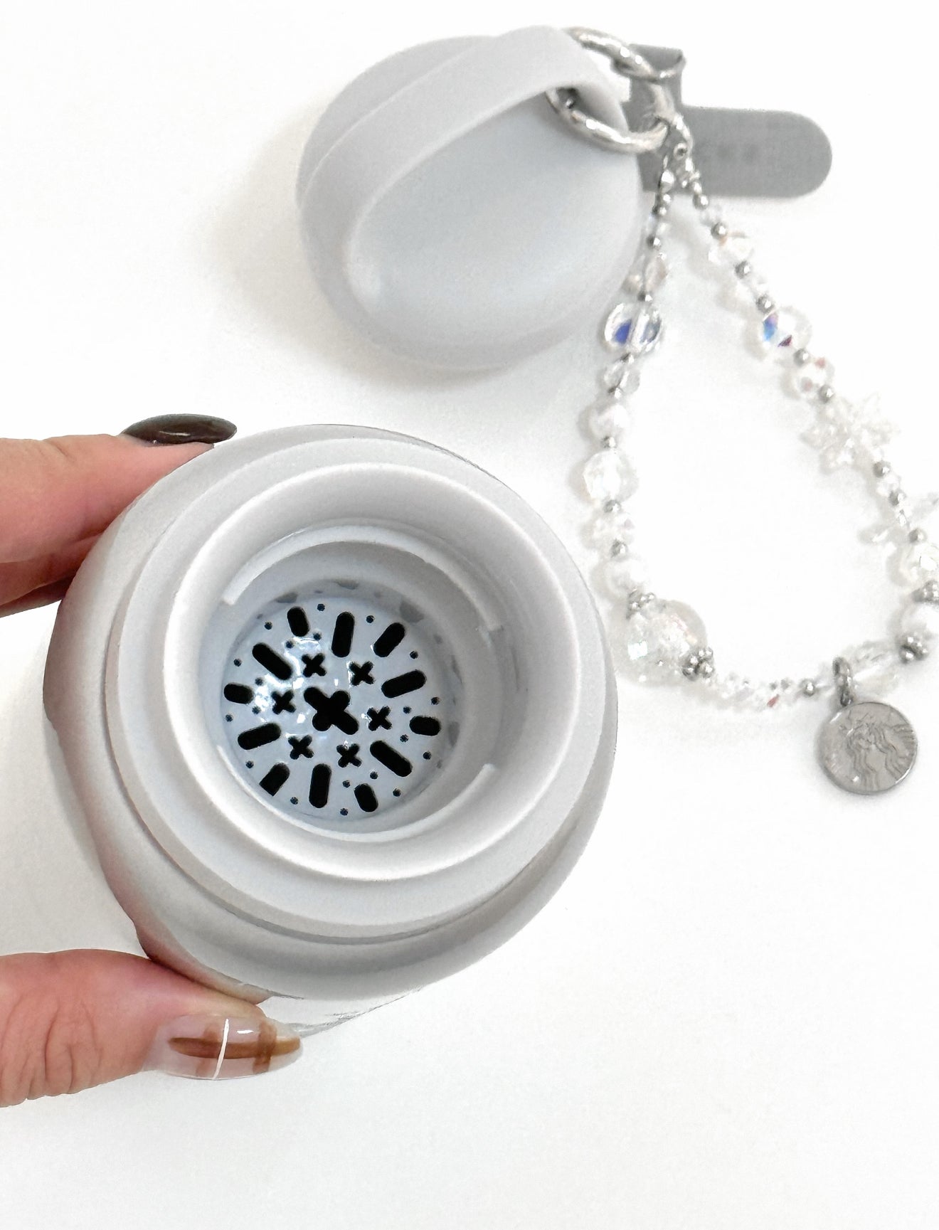 Starbucks Winter Thermos Tumblr with Phone Chain