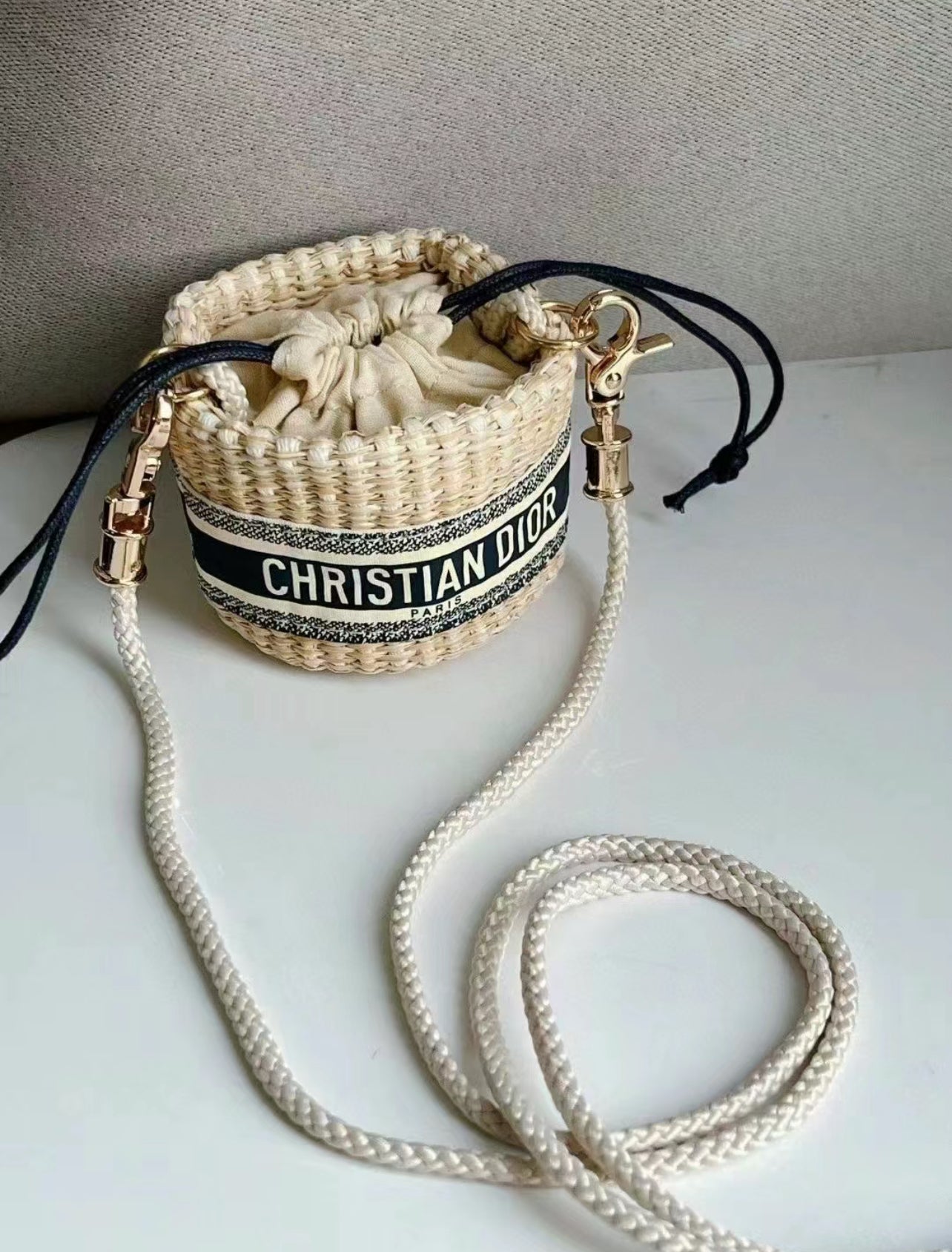Dior Mini StrawBag