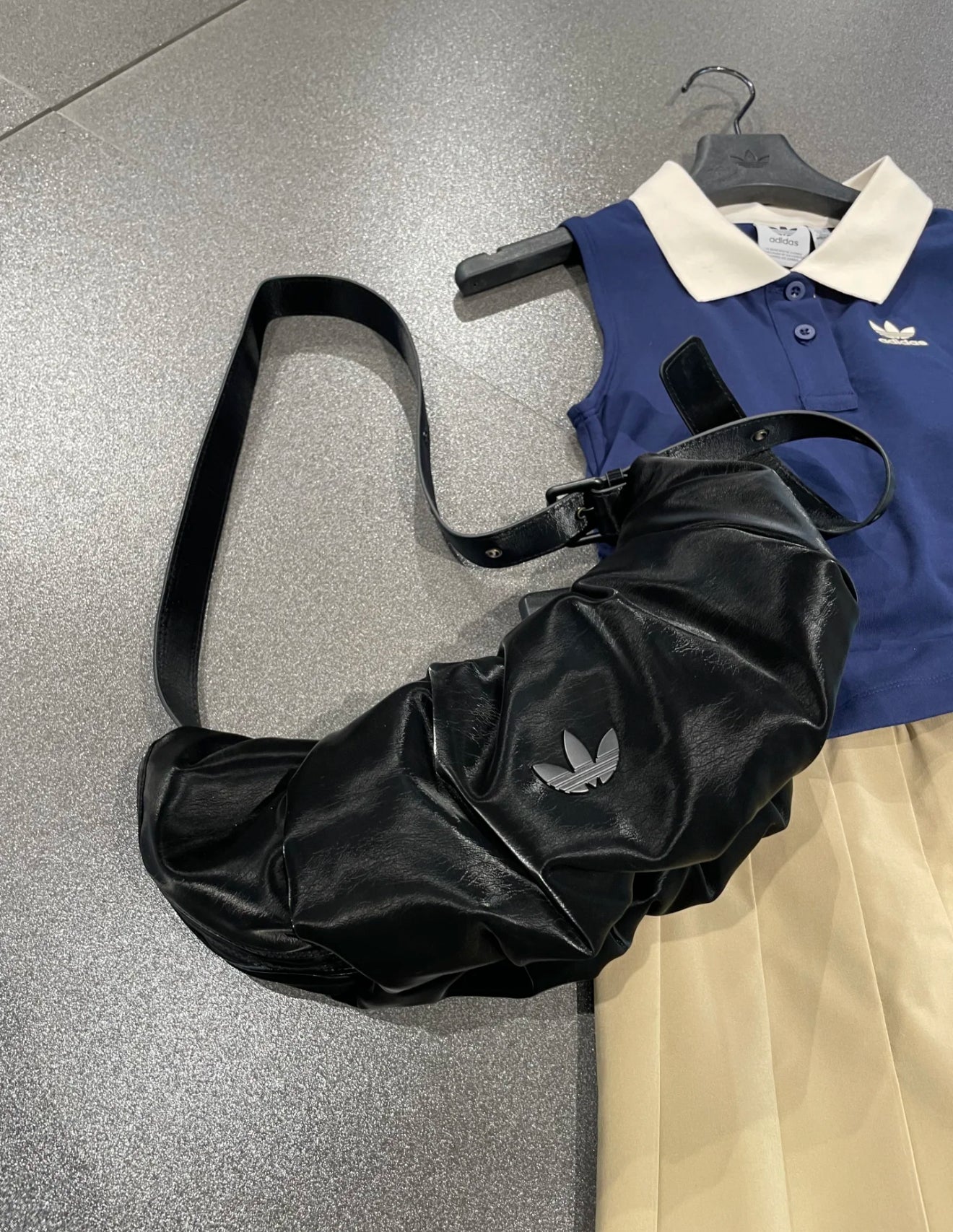 Adidas Leather Croissant Bag