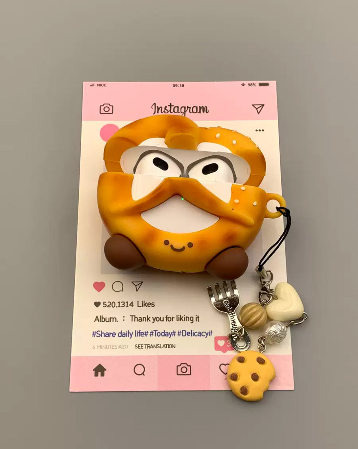 JellyCat Pretzel AirPods