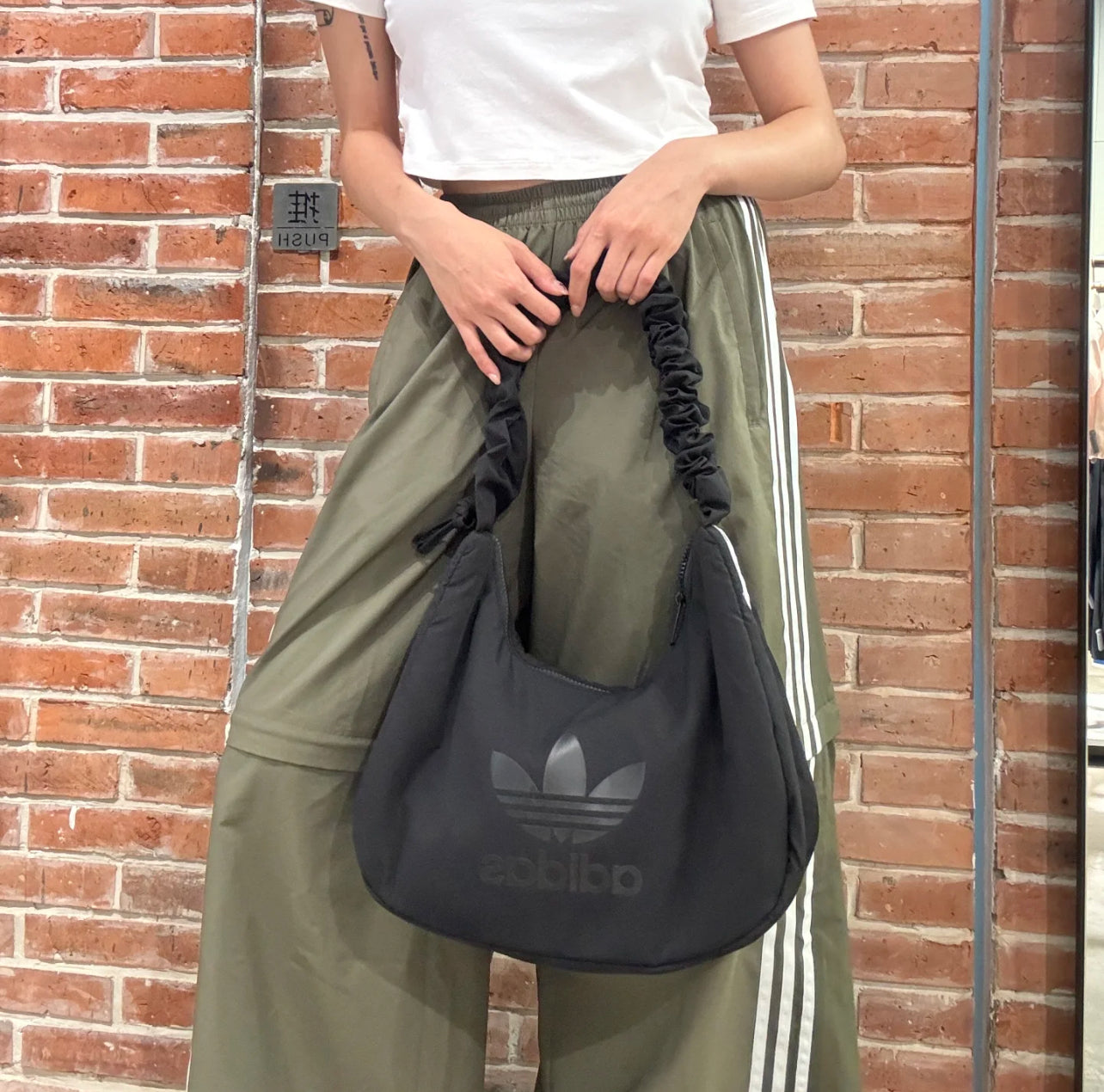 Adidas Black Shoulder Bag