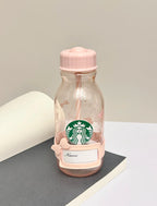 Starbucks Pink Ribbon Straw Clear Glass