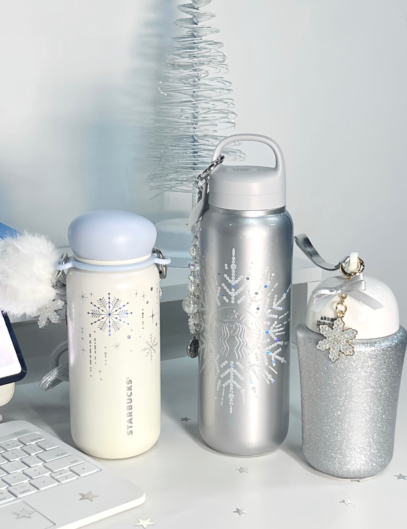 Starbucks Winter Ceramic Thermos Tumblr