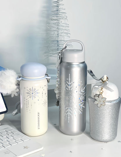 Starbucks Winter Ceramic Thermos Tumblr