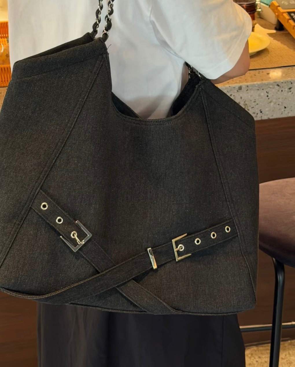 Starbucks BalletRock Denim Bag