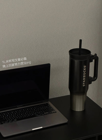 Starbucks All Black Flask