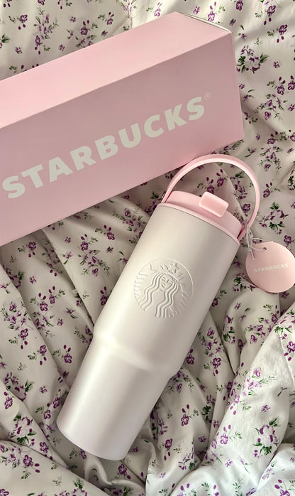 Starbucks Pink Top Handle Flasks
