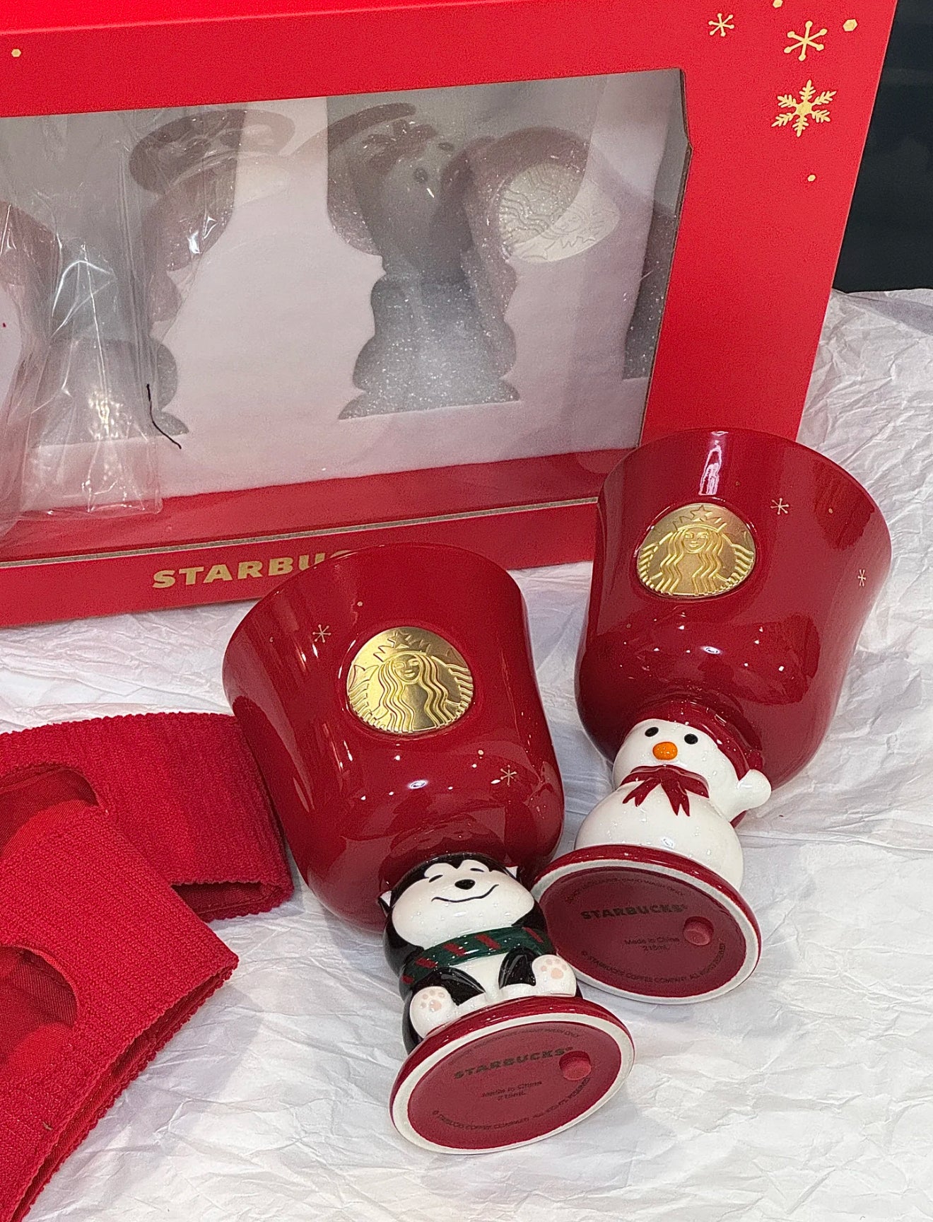 Starbucks Christmas Twin Mug Cup