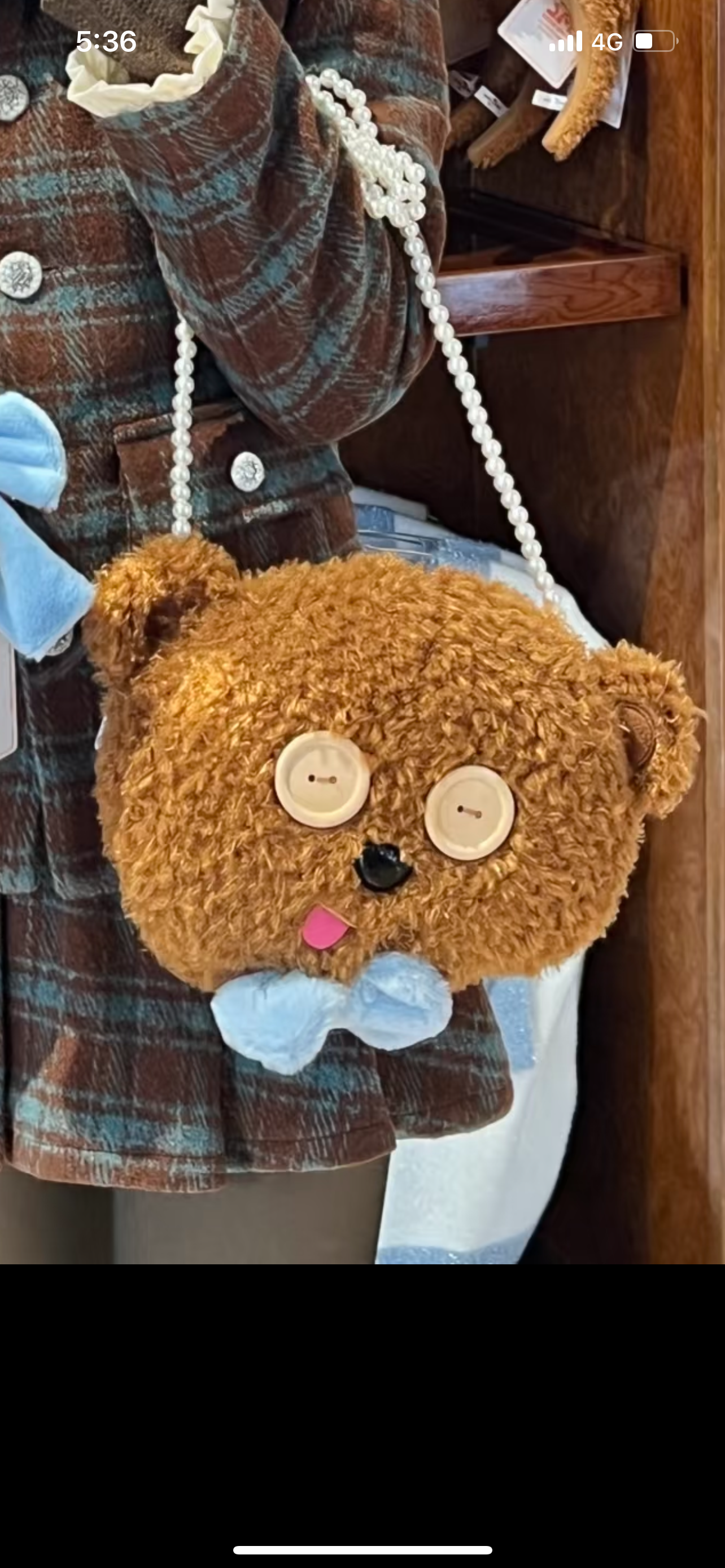 Tim Plushie Pearl Bag