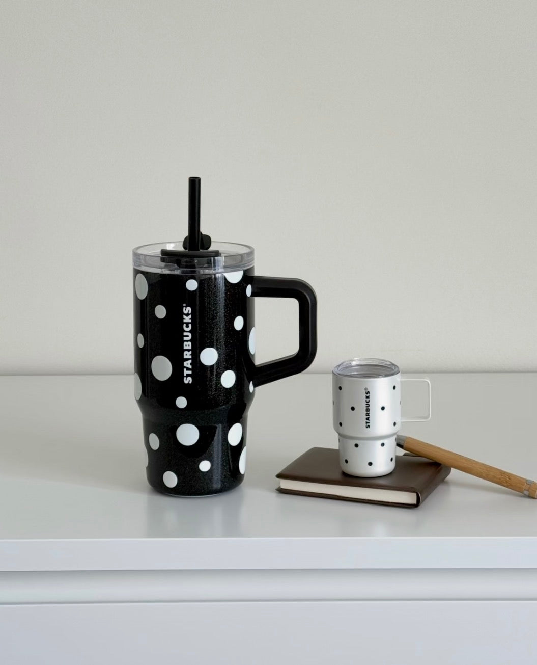 Starbucks x Polka Dots Black Tumblr