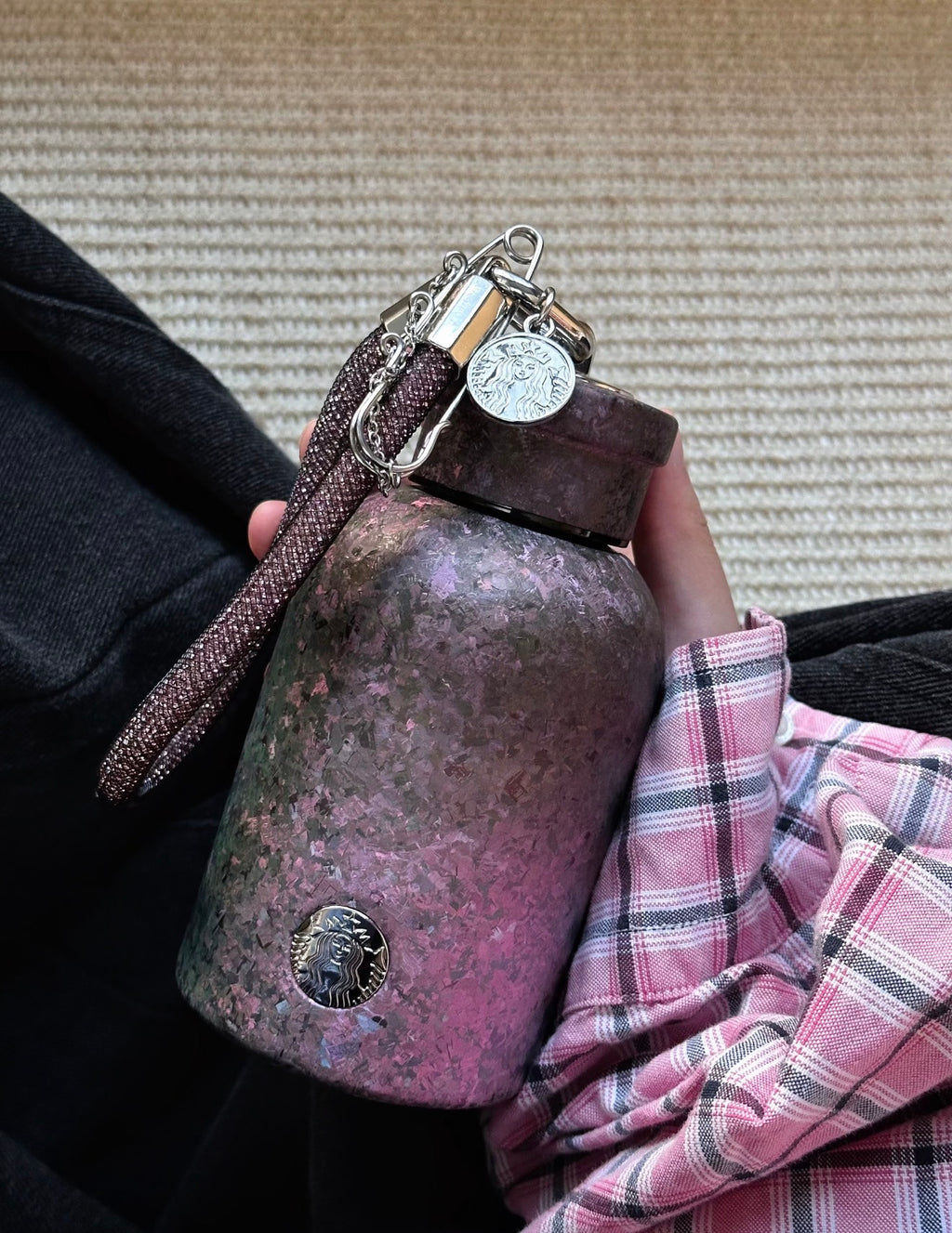 Starbucks BalletRock Chubby Dark Purple Flask