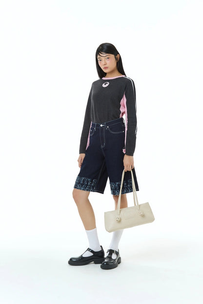 GentleWoman Leather Cream Slinky Bag