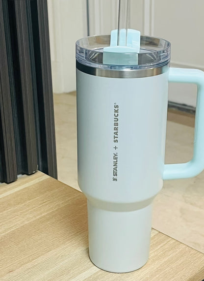 Starbucks x Stanley Pearl Ocean Blue Thermos Flask