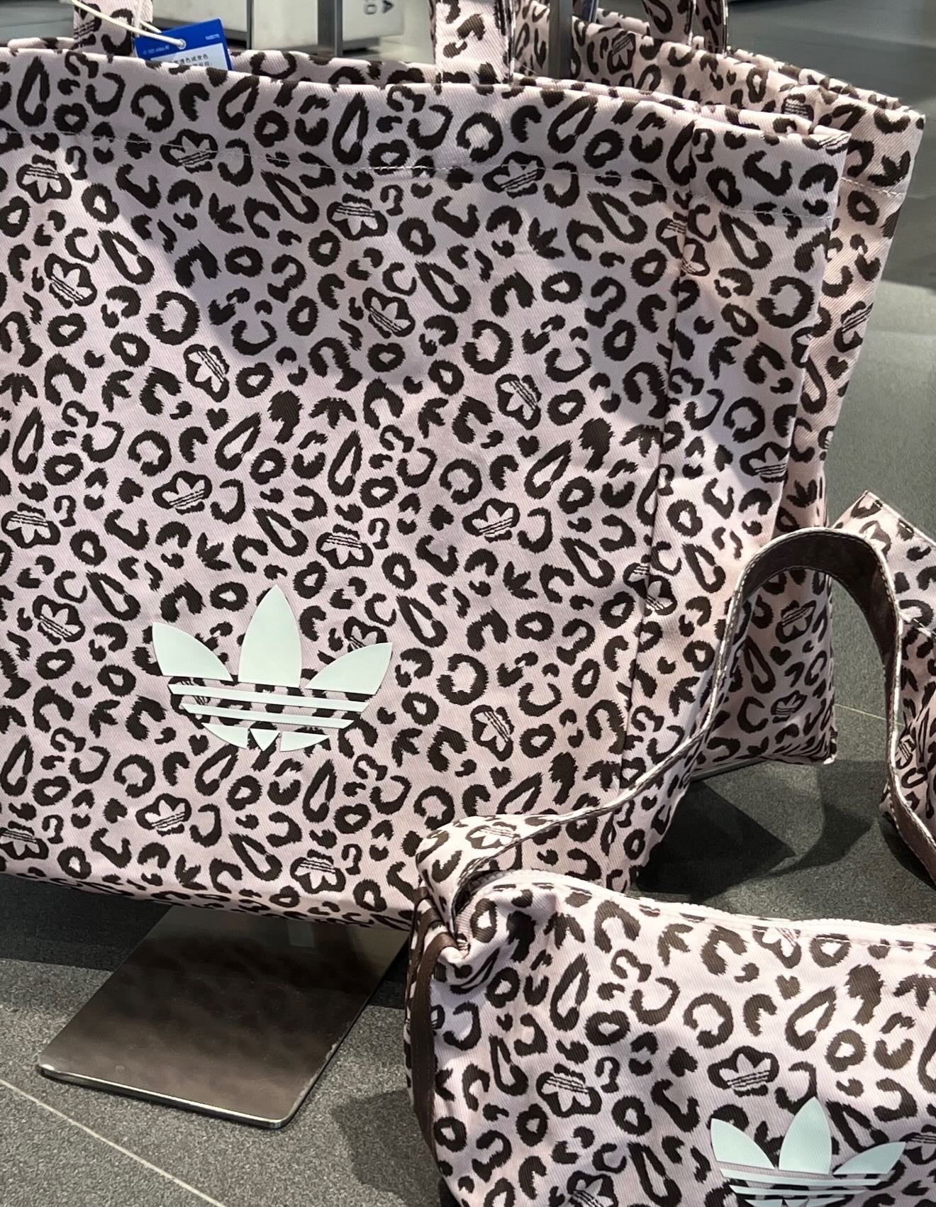 Adidas Pink Leopard Bag