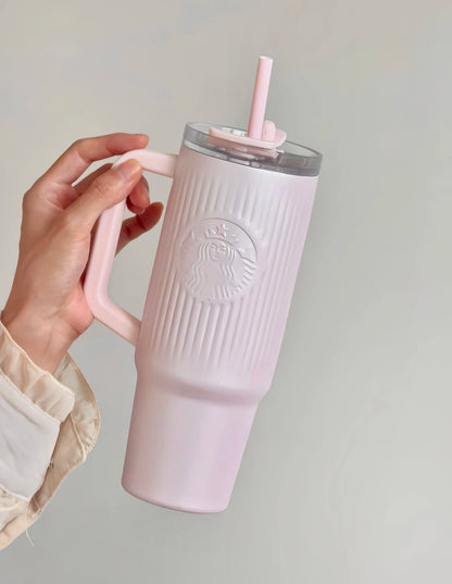 Starbucks New Pink Side Handle Tumblr