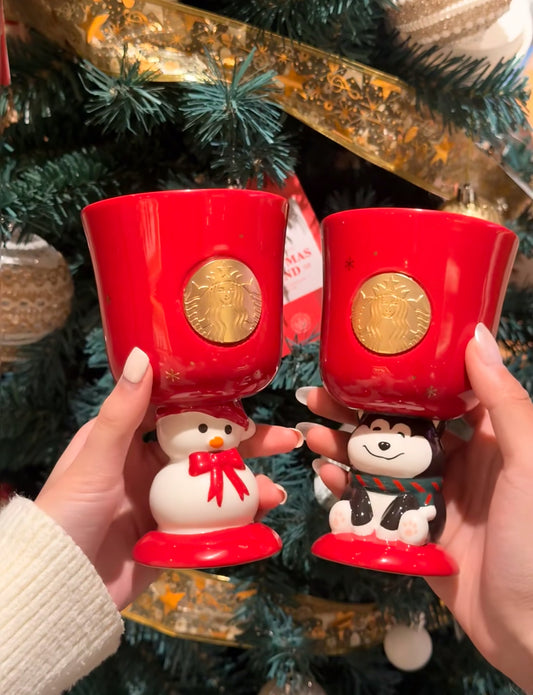 Starbucks Christmas Twin Mug Cup