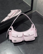 Adidas Leather Shoulder Bag Pink