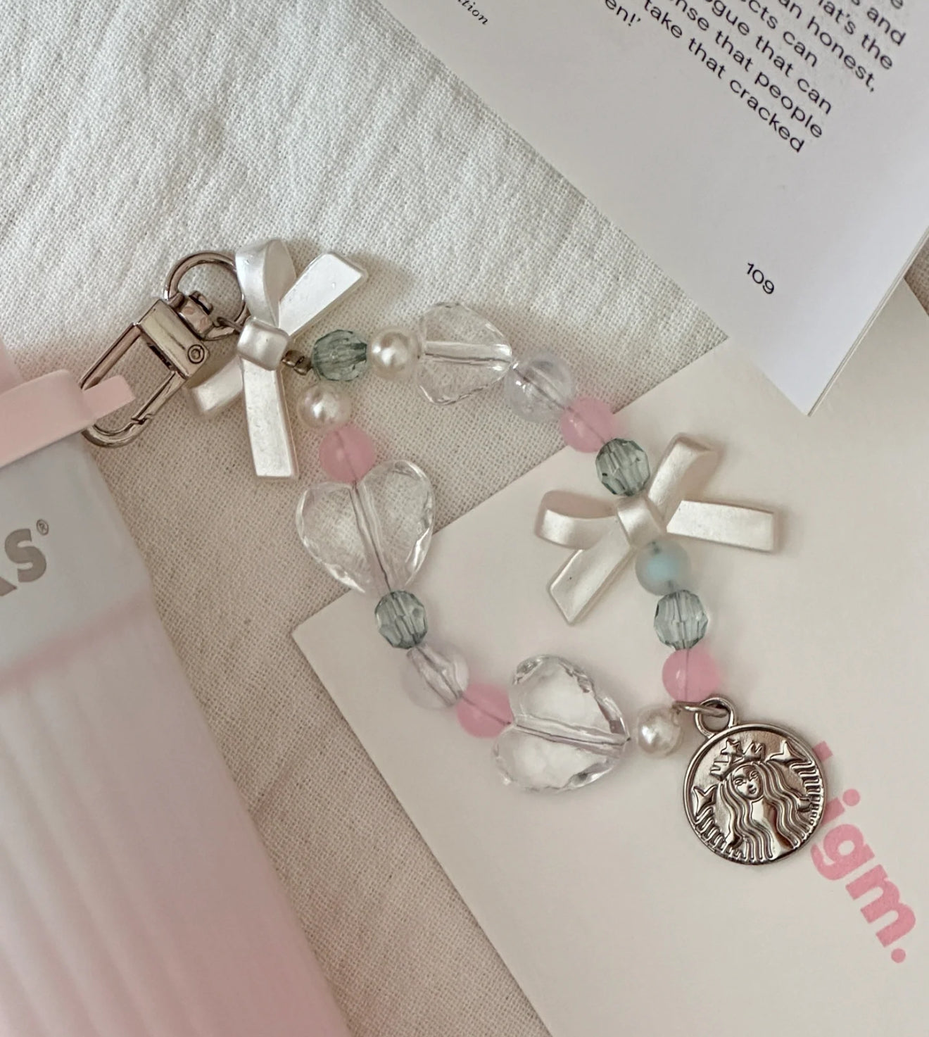 Starbucks Pink Keychain Thermos