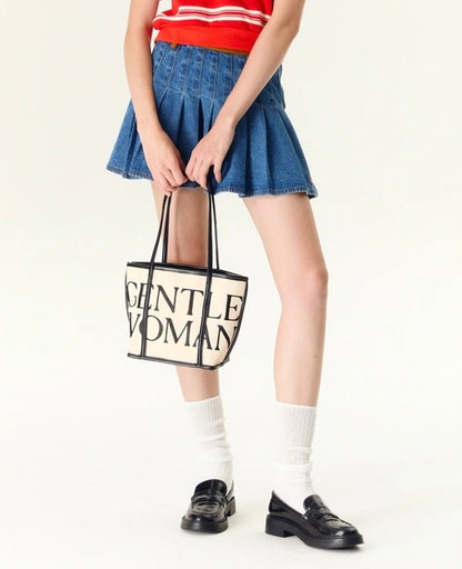 GentleWoman Soirée Canvas Leather Bag