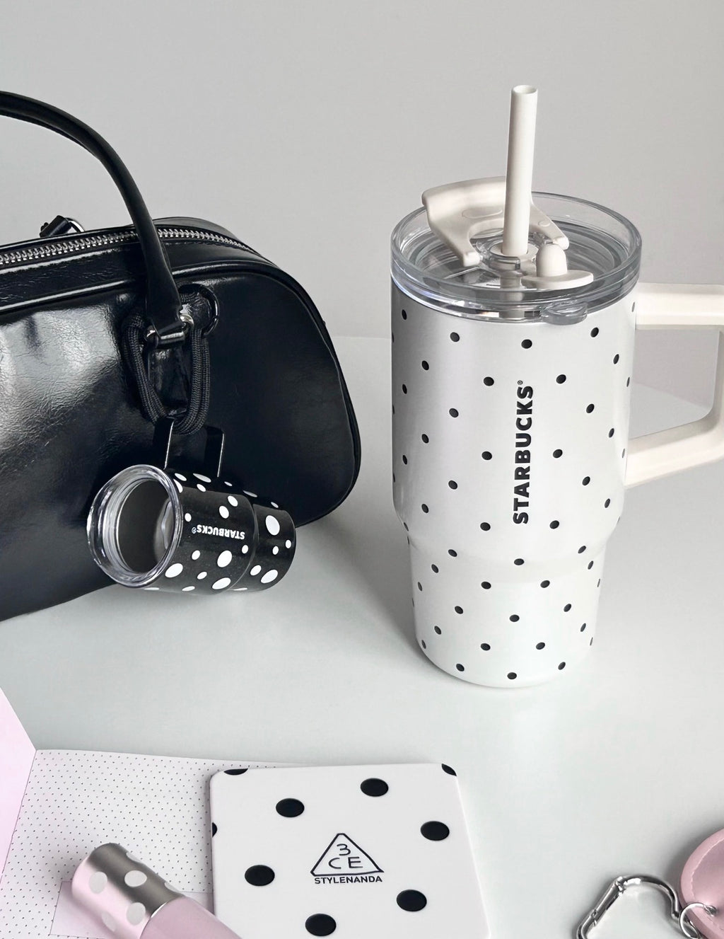Starbucks x Polka Dots White Tumblr