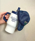 Starbucks Denim Straw Tumblr with Lanyard