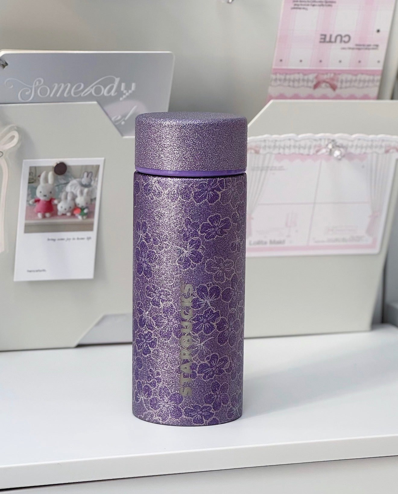 Starbucks Sakura Glittery Tumnlr
