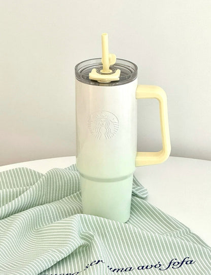 Starbucks Lemonade Soda Green Thermos