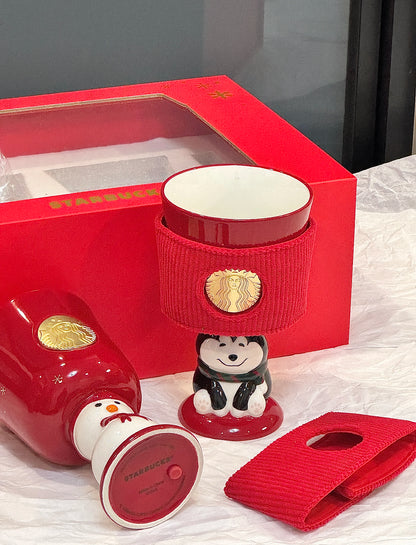 Starbucks Christmas Twin Mug Cup