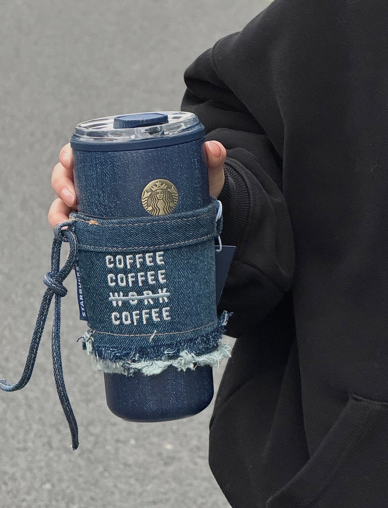 Starbucks Denim Coffee Tumblr