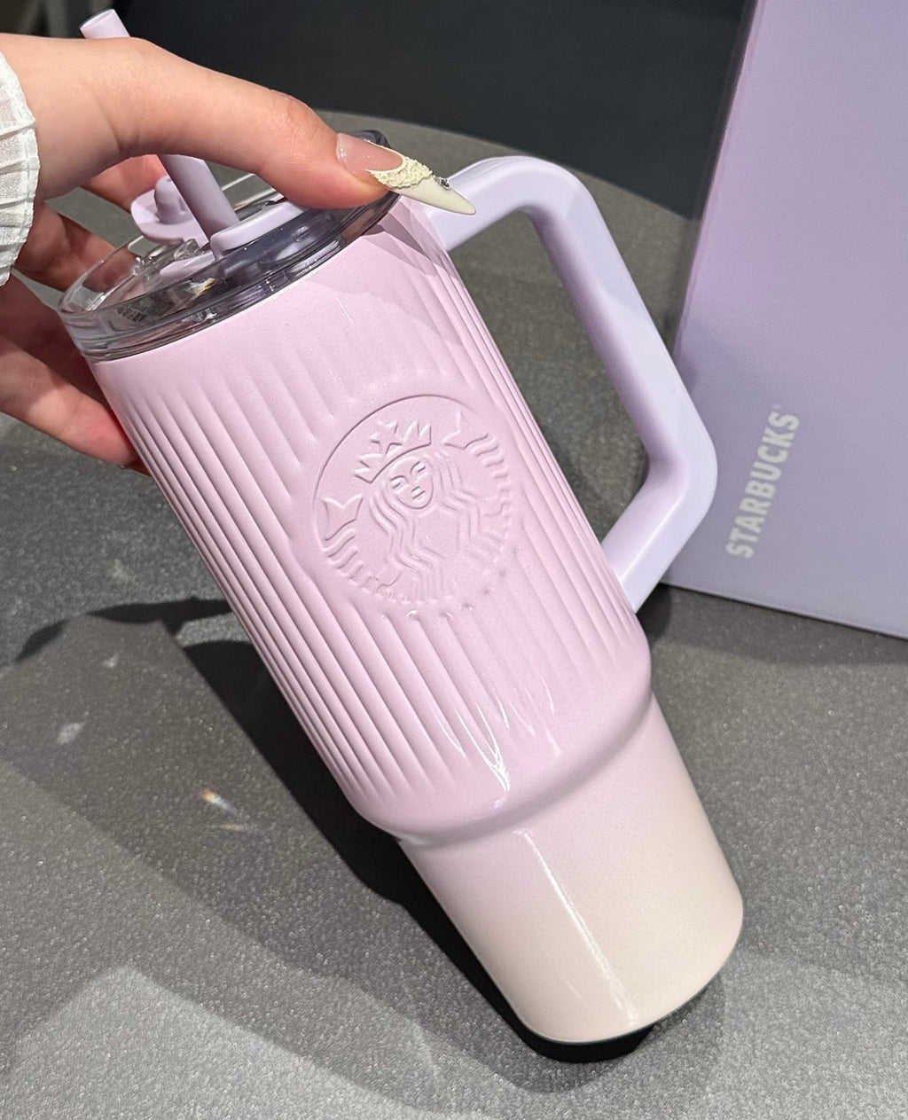 Starbucks Sakura Gradient Purple Tumblr