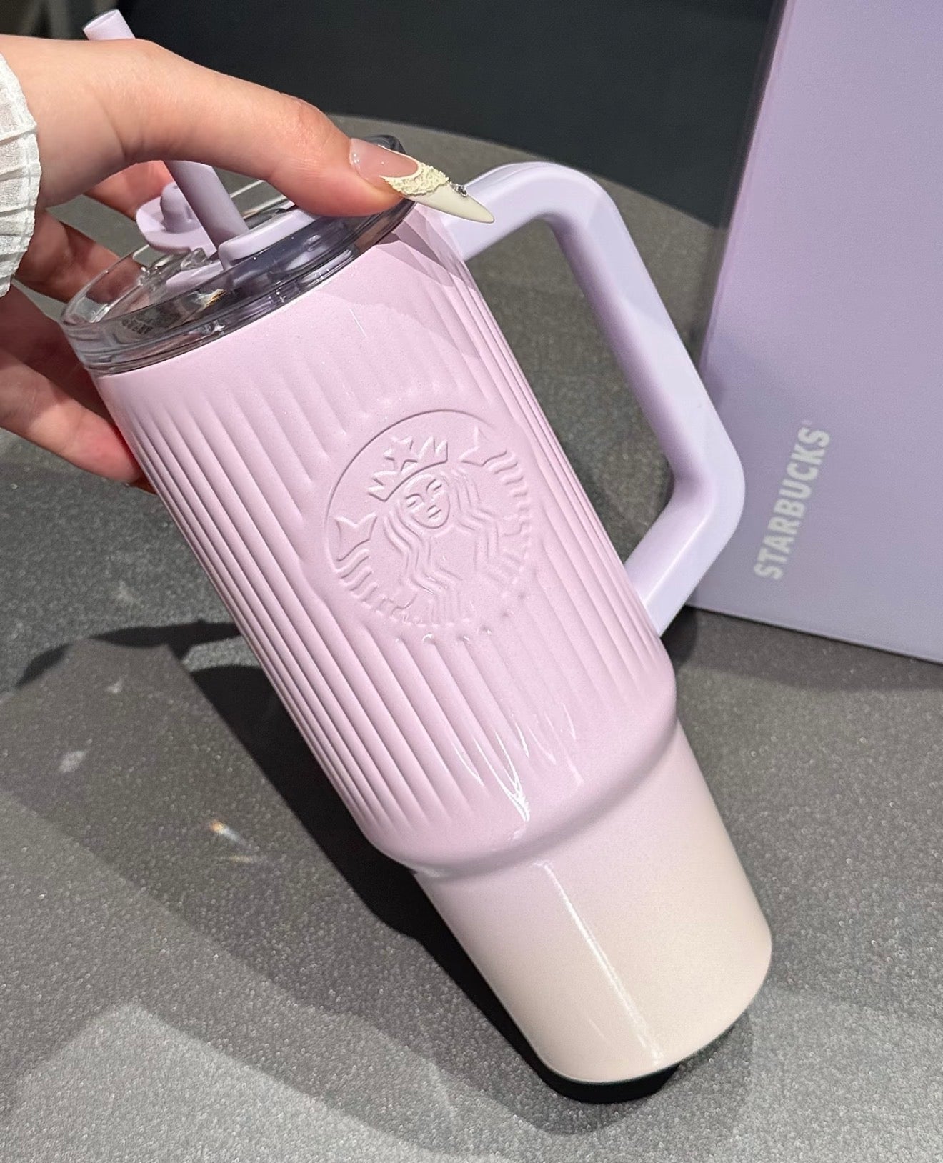 Starbucks Sakura Gradient Purple Tumblr