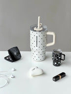 Starbucks x Polka Dots White Tumblr