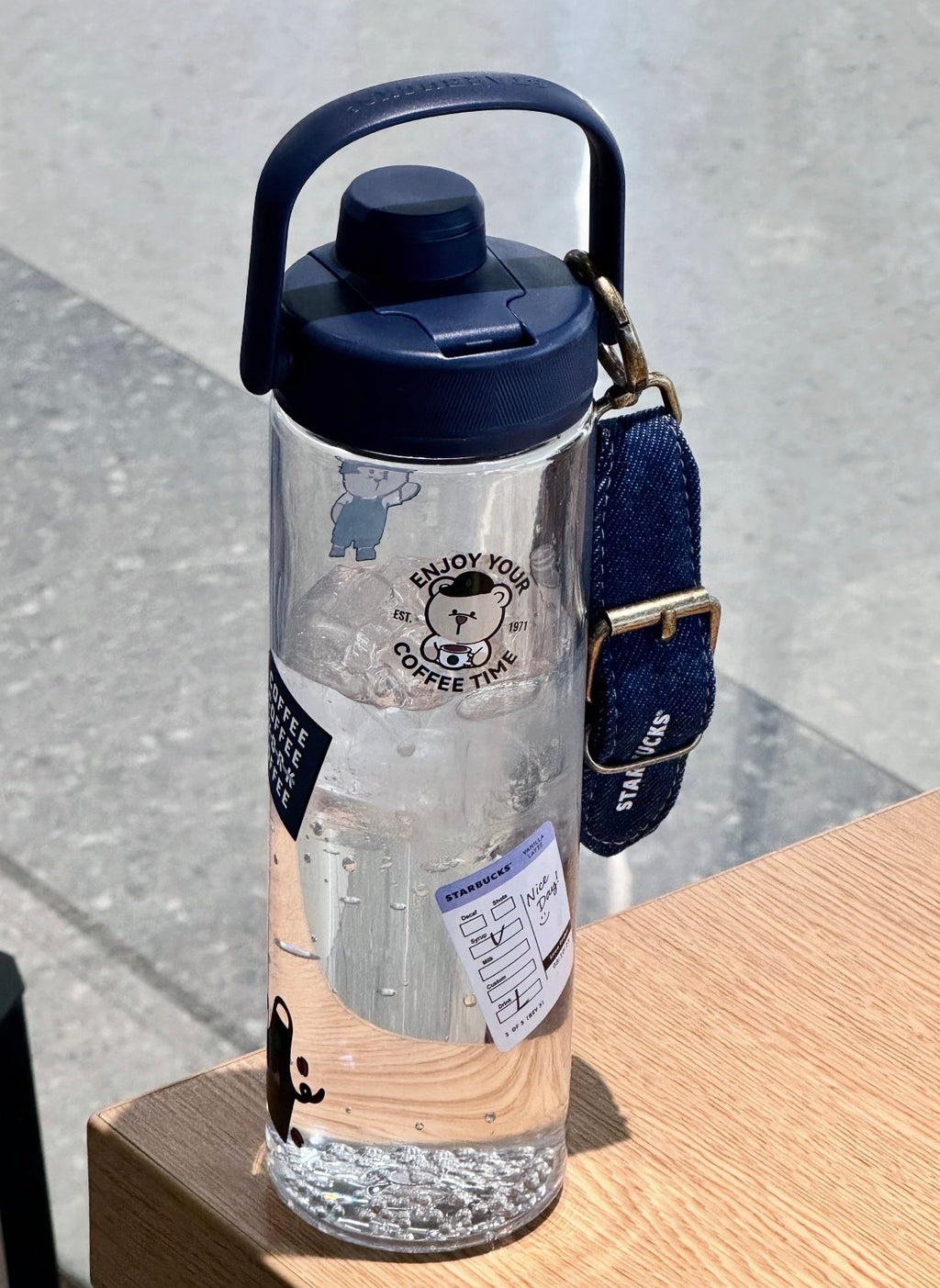 Starbucks x Denim Drinking Bottle Tumblr