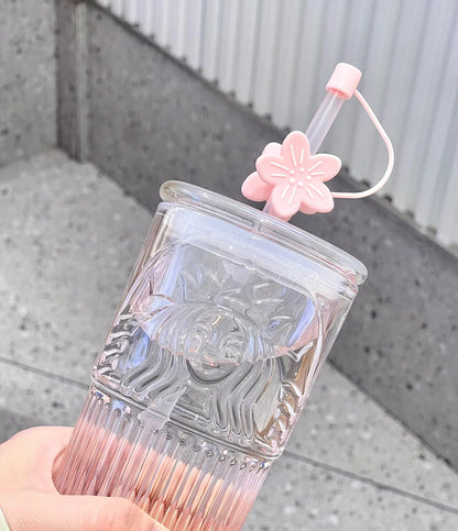 Starbucks Sakura Straw Glass