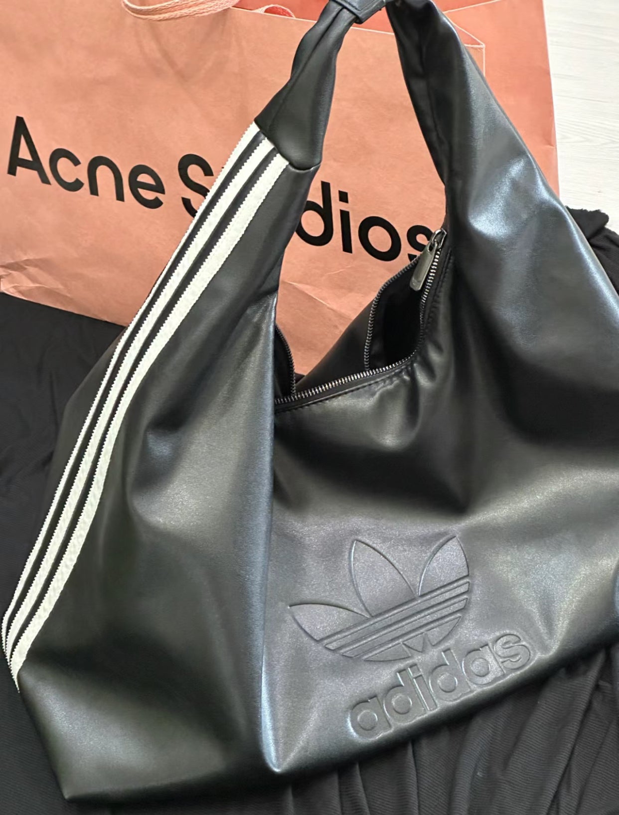 Adidas Pu Soft Leather Shoulder Bag