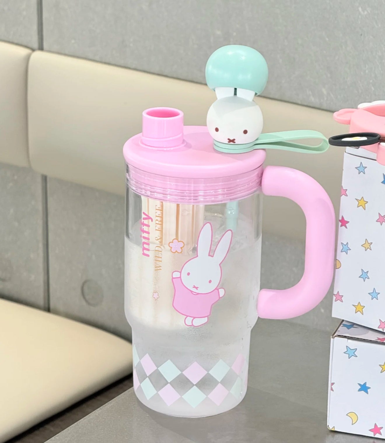 Miffy Pastel Tumblr Flask
