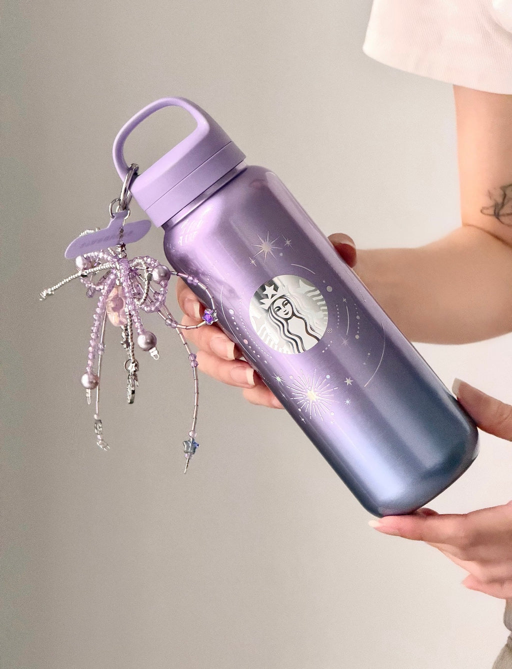 Starbucks Galaxy Purple Glitter Tumblr